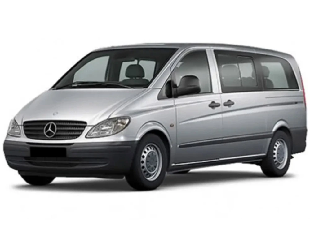 Wycieraczki Mercedes Viano 2005–2010 W639 MPV 09.2005-09.2010 pinch-tab front wiper arm | rear wiper 350 mm | hinged rear doors | rear wiper 400 mm