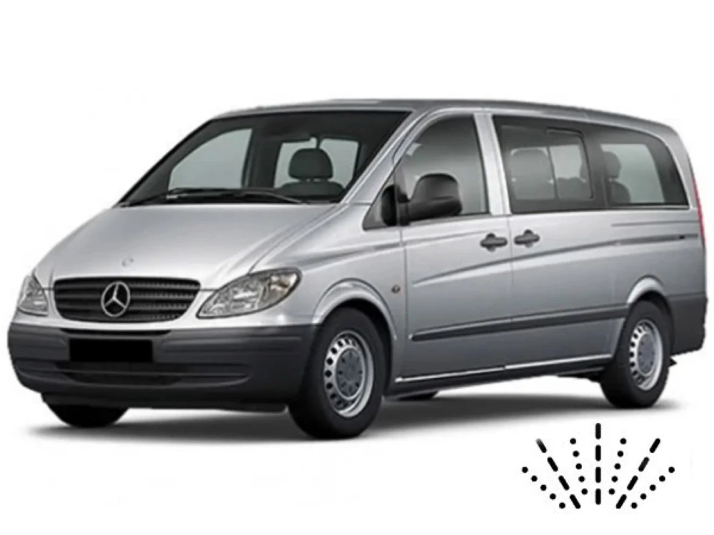 Wycieraczki Mercedes Viano 2003–2005 W639 MPV 10.2003-08.2005 with built-in washer