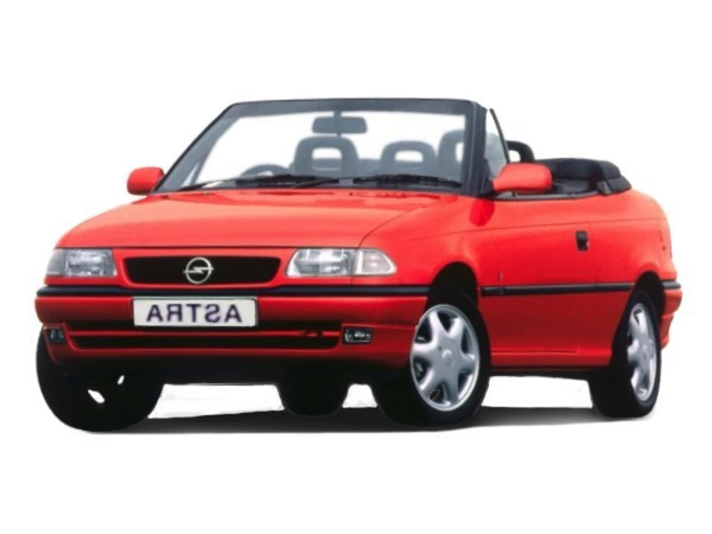 Opel Astra F cabrio wiper blades 1991–1998 cabrio