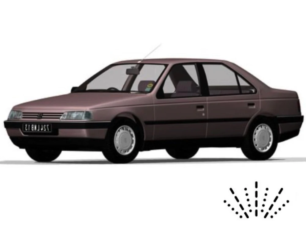 Wycieraczki Peugeot 405 1987–1995 4 | 15 sedan with built-in washer
