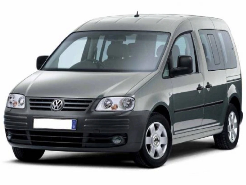 Wycieraczki Volkswagen Caddy 3 2004–2006 van | 02.2004-10.2006 lift-up rear door | side pin front wiper arm | plastic rear wiper