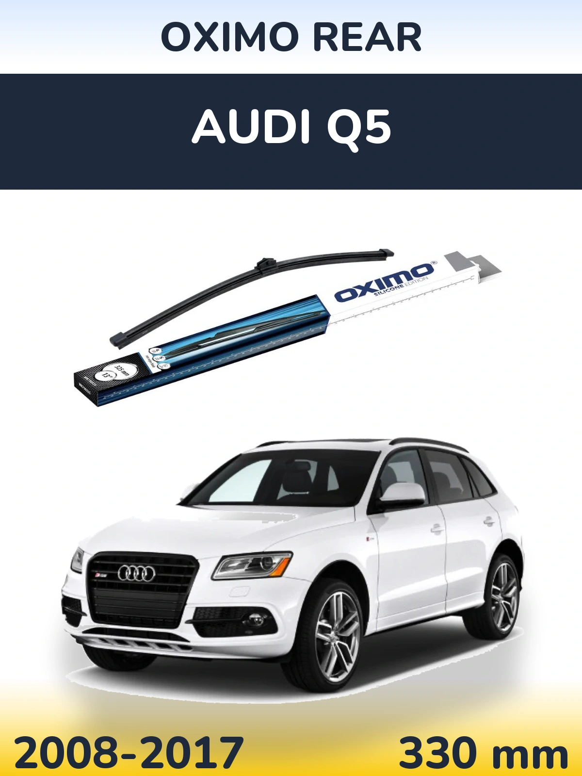 Rear wiper blade Oximo Rear 325 mm for Audi Q5 2008-2017