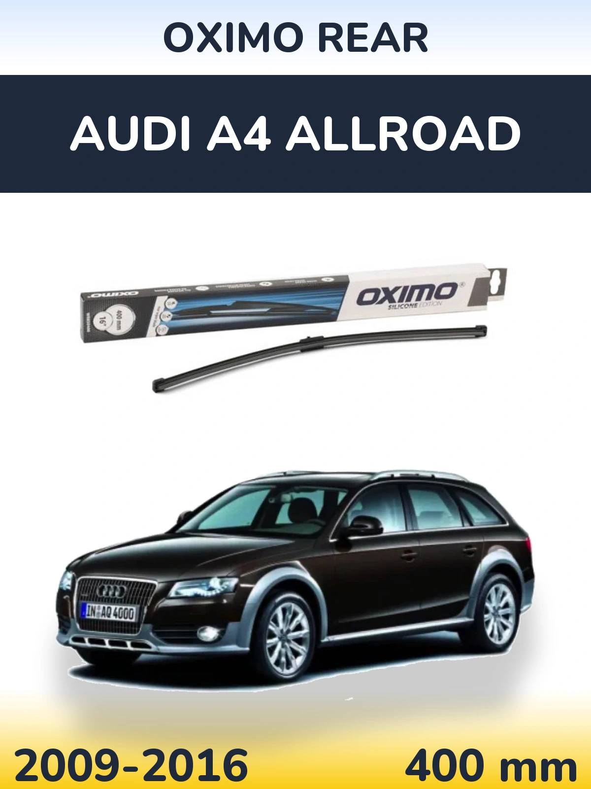 Задня щітка Oximo Rear 400 мм для Audi A4 Allroad 2009-2016