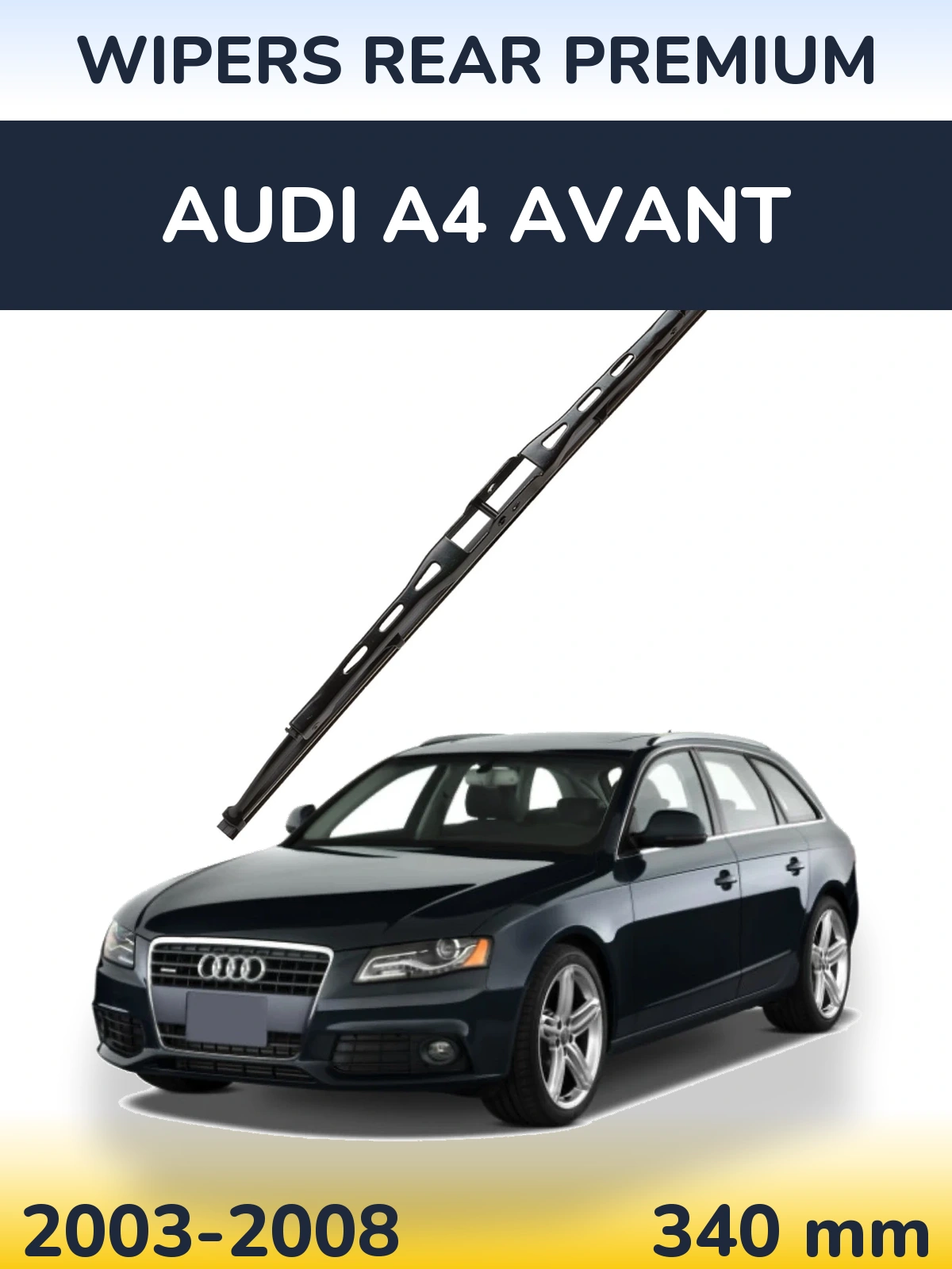 Задний дворник WIPERS REAR PREMIUM 340 мм для Audi A4 Avant 2003-2008