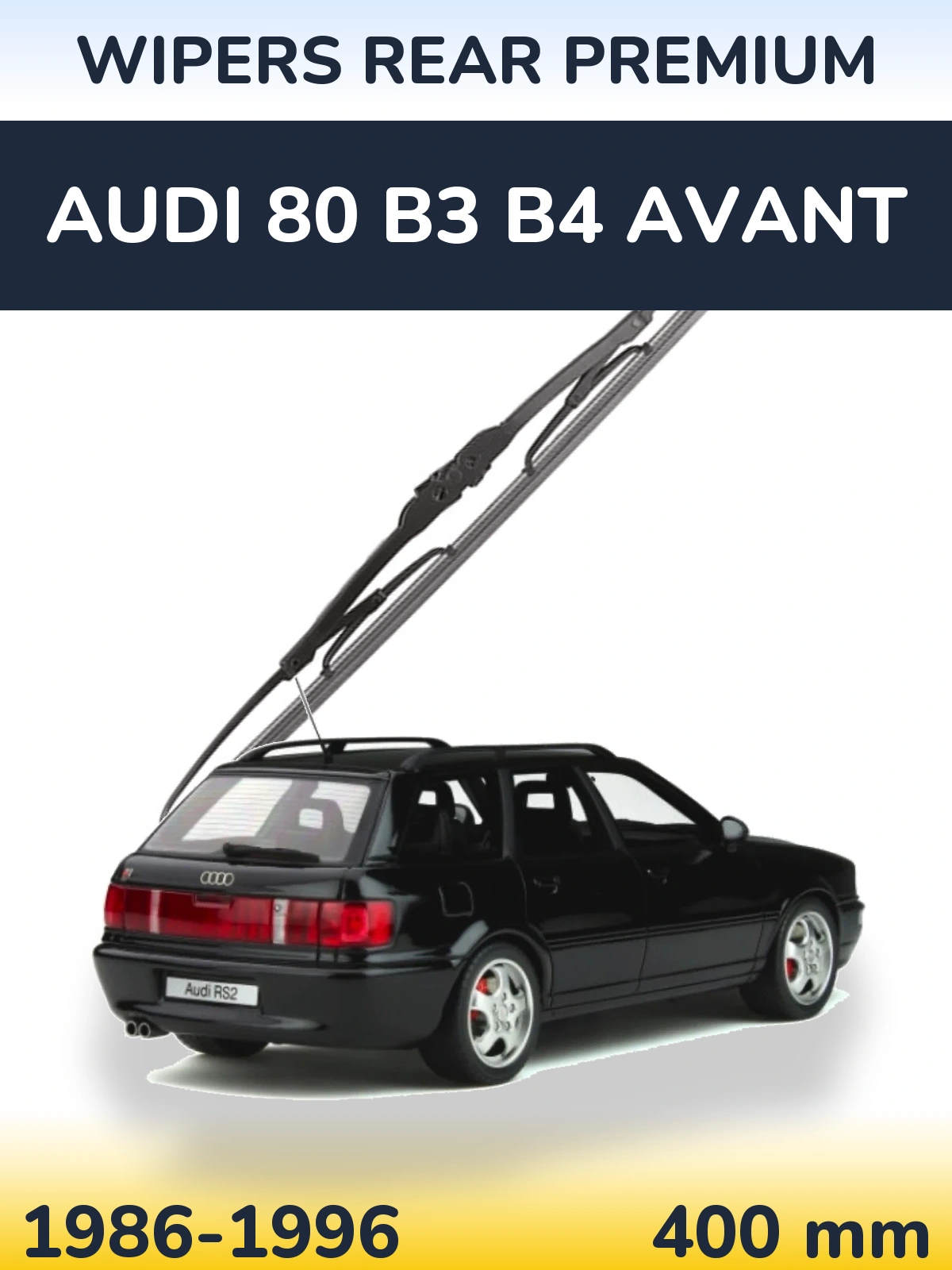 Задний дворник WIPERS REAR PREMIUM 400 мм для Audi 80 B3 B4 Avant 1986-1996