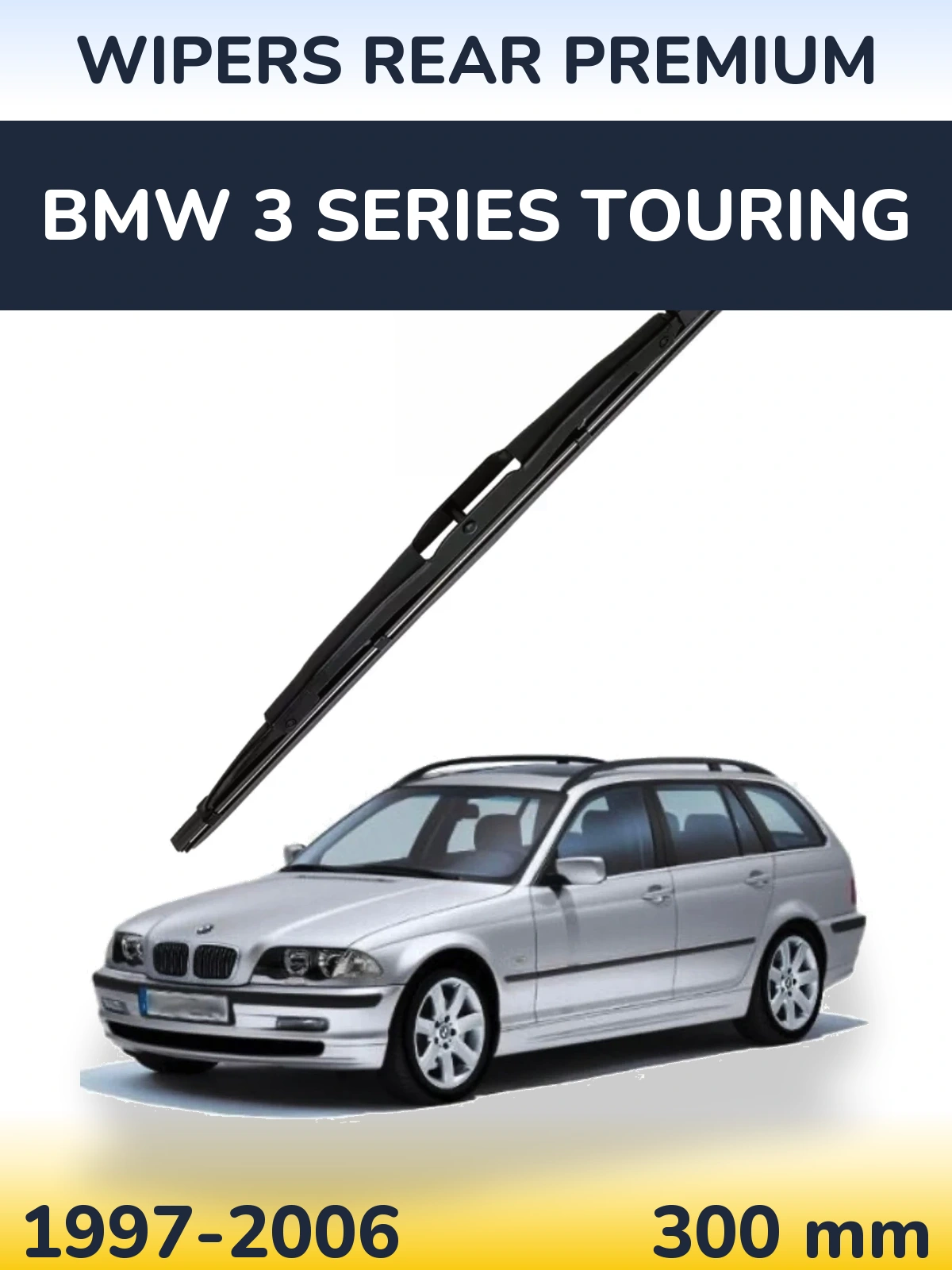 Rear wiper blade WIPERS REAR PREMIUM 300 mm for BMW 3 Series Touring 1997-2006