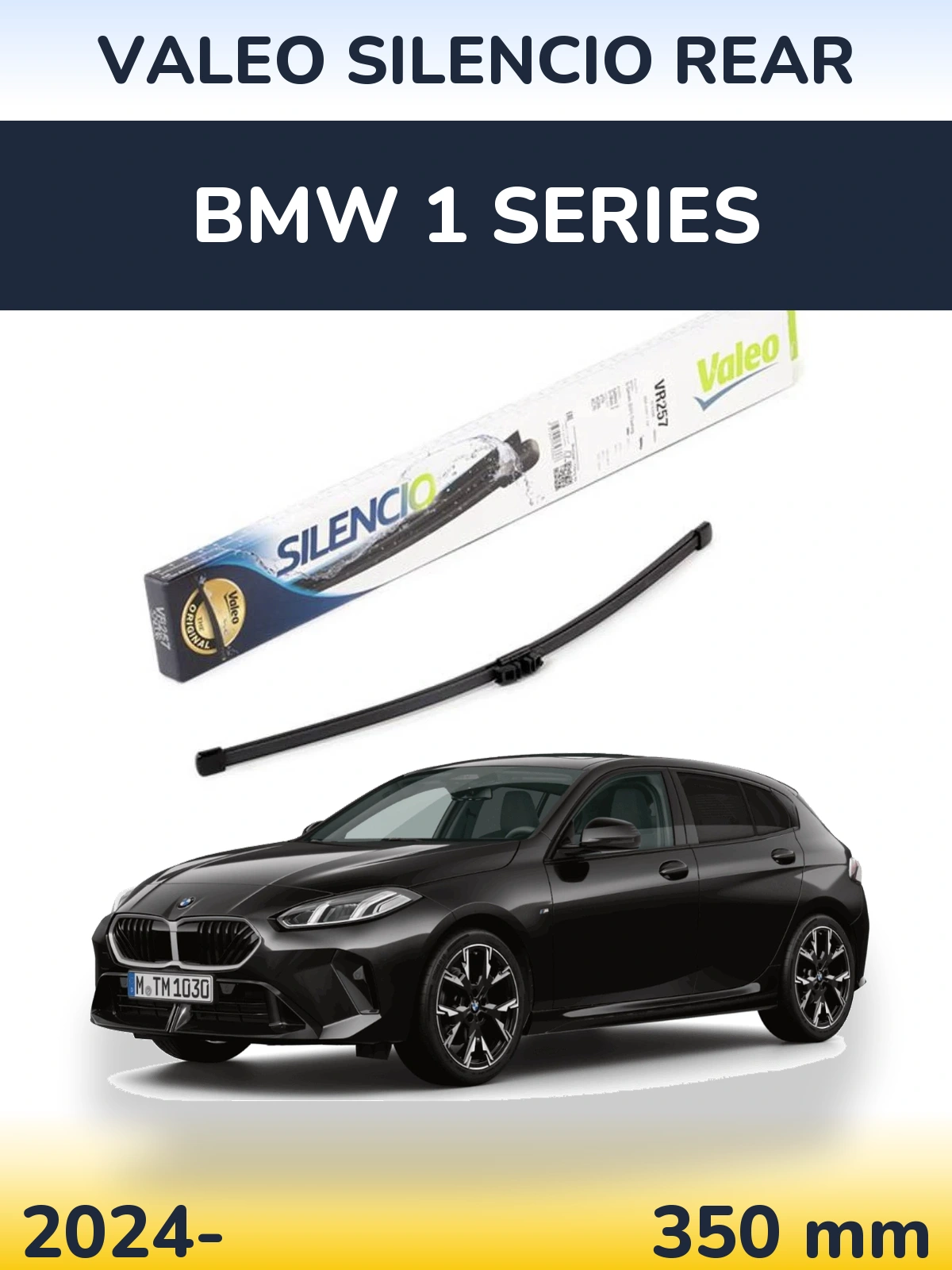 Rear wiper blade Valeo Silencio Rear 350 mm for BMW 1 Series 2024-2026