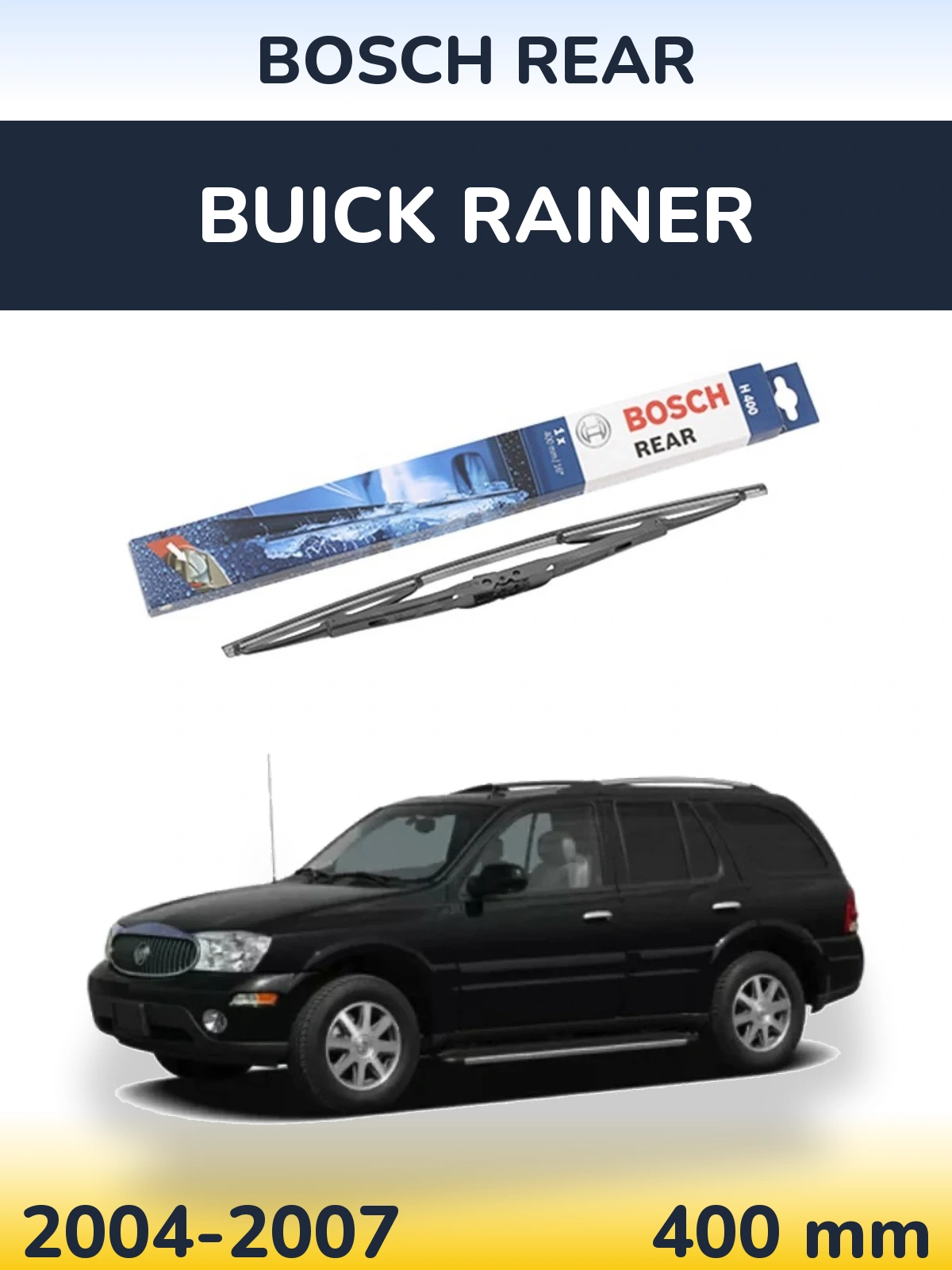 Задний дворник BOSCH Rear 400 мм для Buick Rainer 2004-2007
