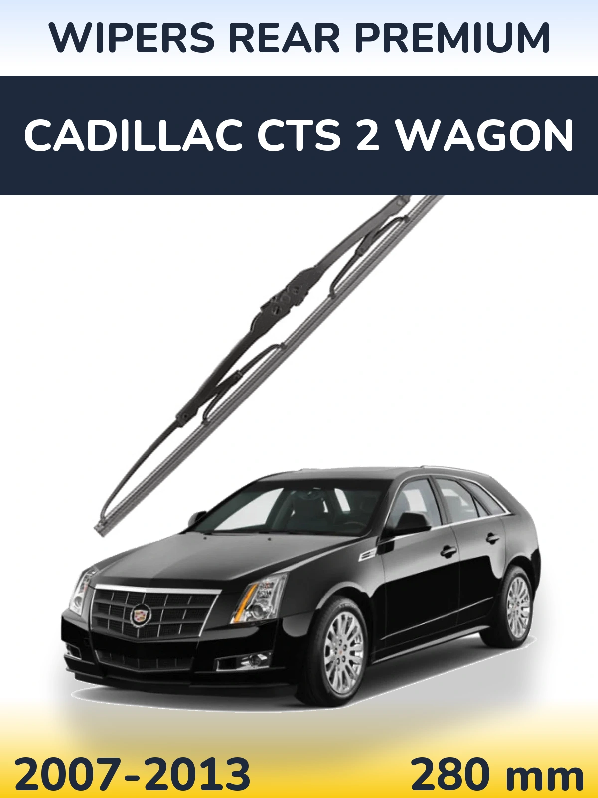 Rear wiper blade WIPERS REAR PREMIUM 280 mm for Cadillac CTS 2 Wagon 2007-2013