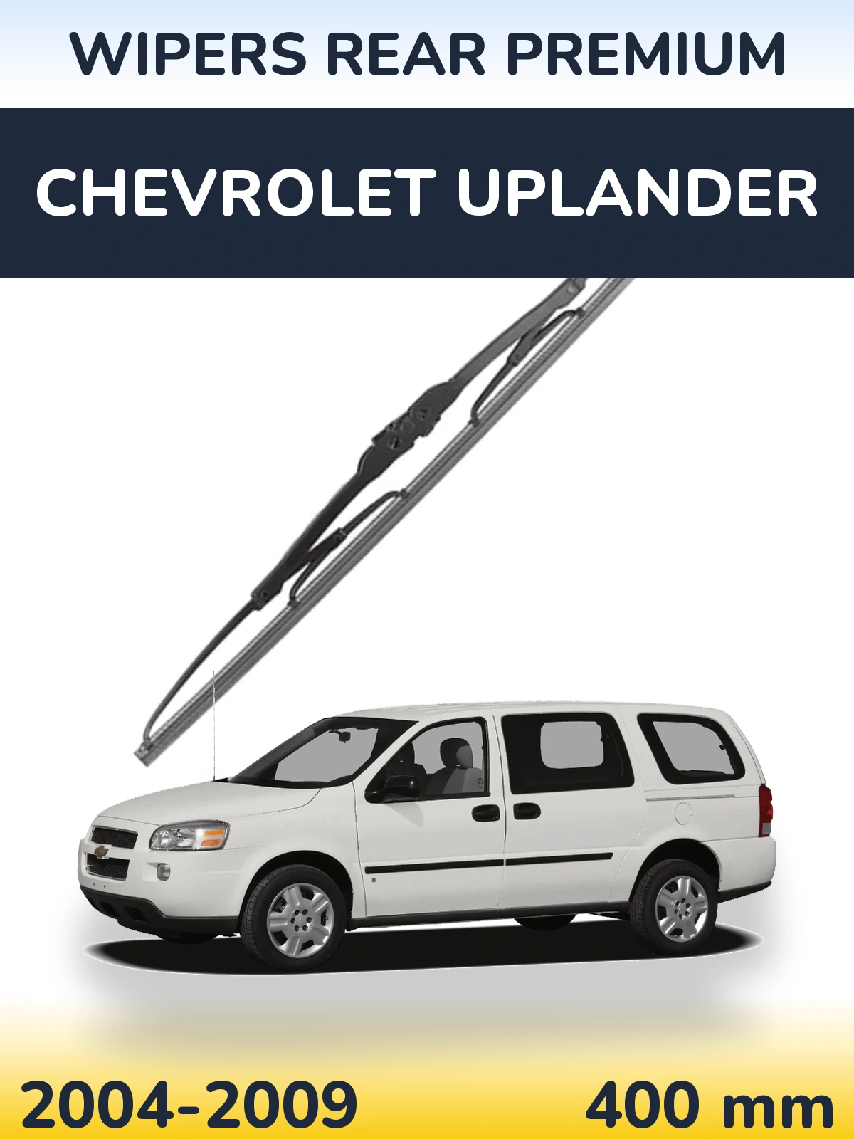 Rear wiper blade WIPERS REAR PREMIUM 400 mm for Chevrolet Uplander 2004-2009