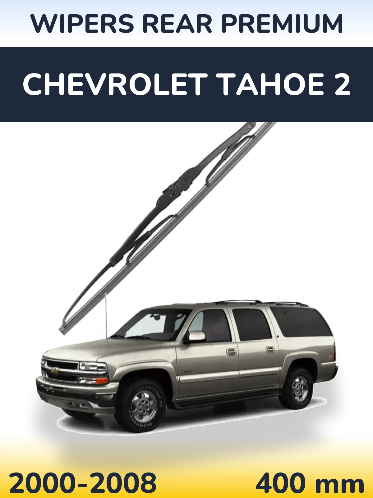 Rear wiper blade WIPERS REAR PREMIUM 400 mm for Chevrolet Tahoe 2 2000-2008
