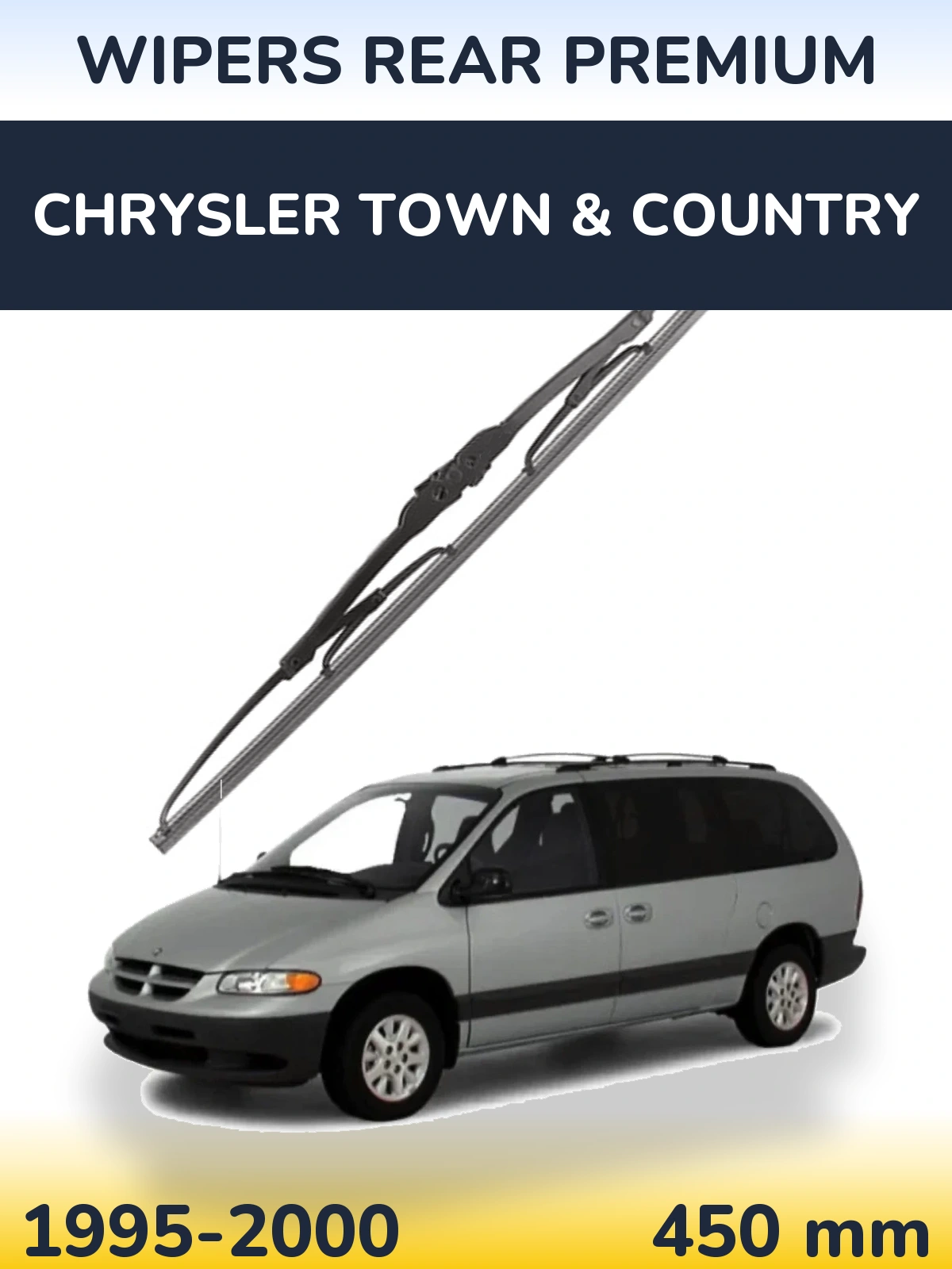 Задний дворник WIPERS REAR PREMIUM 450 мм для Chrysler Town & Country 1995-2000