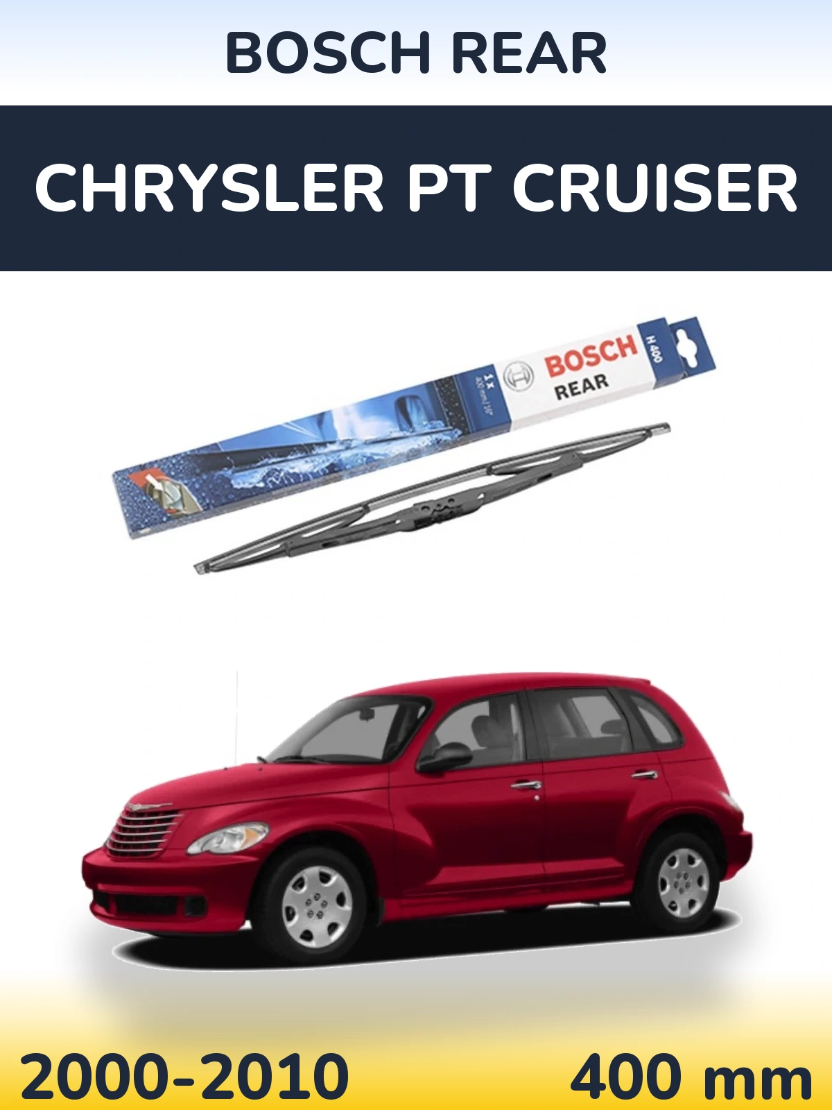 Задний дворник BOSCH Rear 400 мм для Chrysler PT Cruiser 2000-2010
