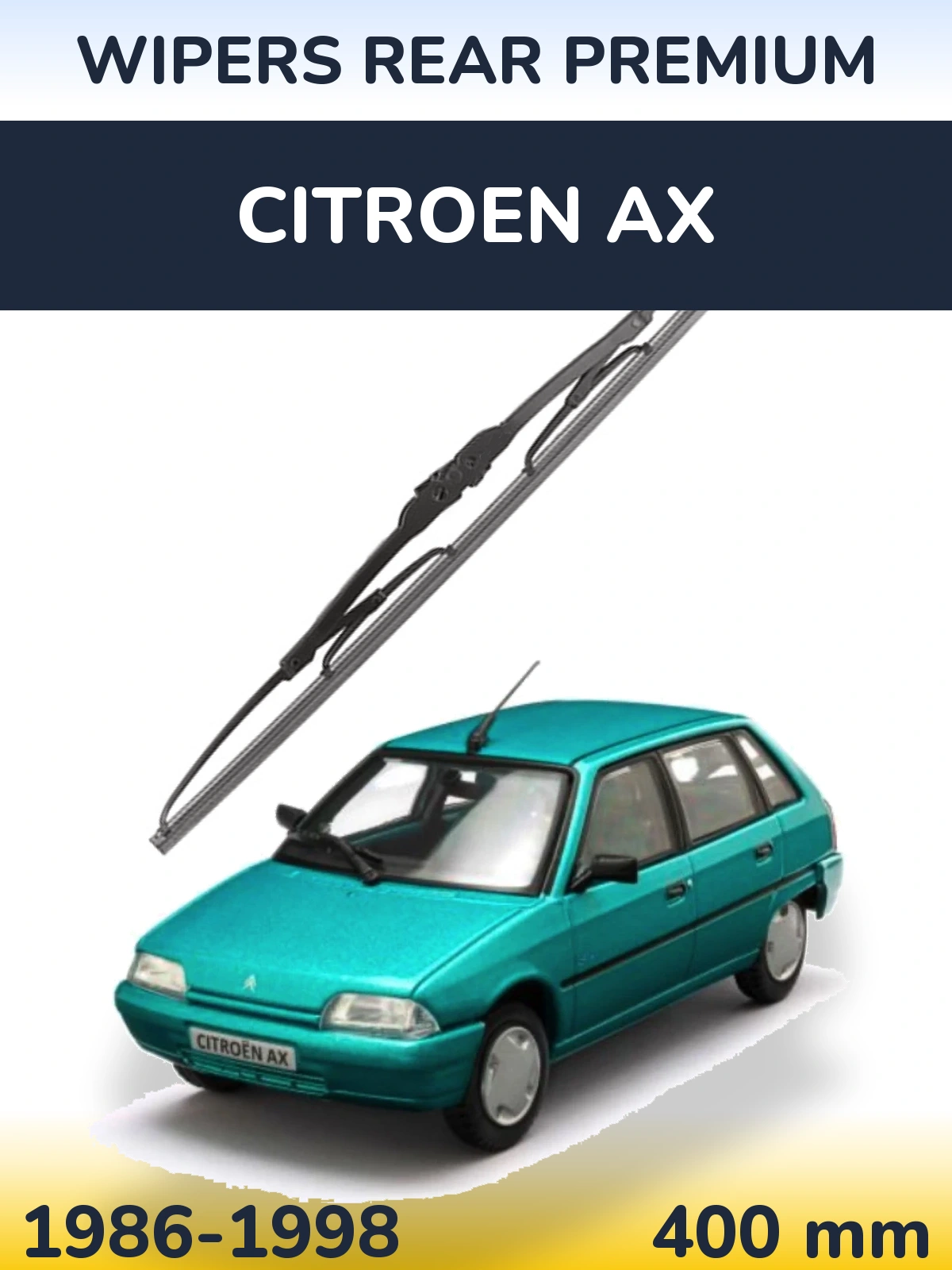 Задня щітка WIPERS REAR PREMIUM 400 мм для Citroen AX 1986-1998