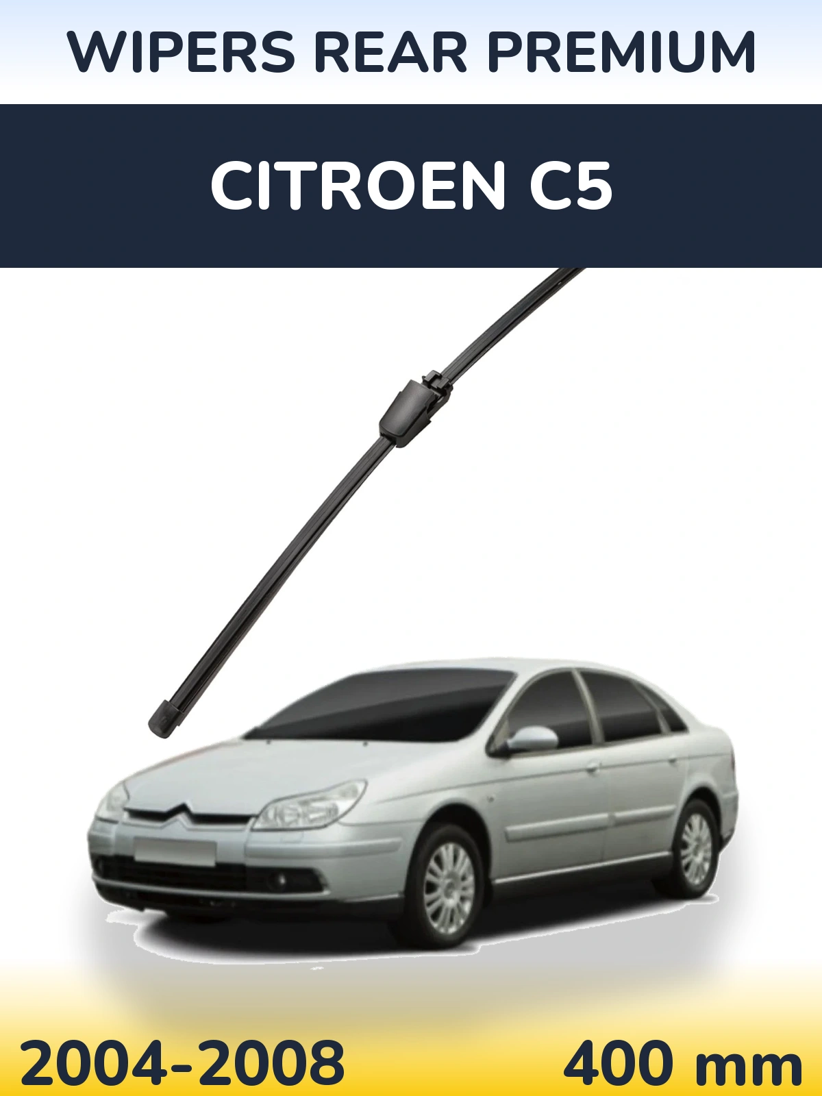 Rear wiper blade WIPERS REAR PREMIUM 400 mm for Citroen C5 2004-2008