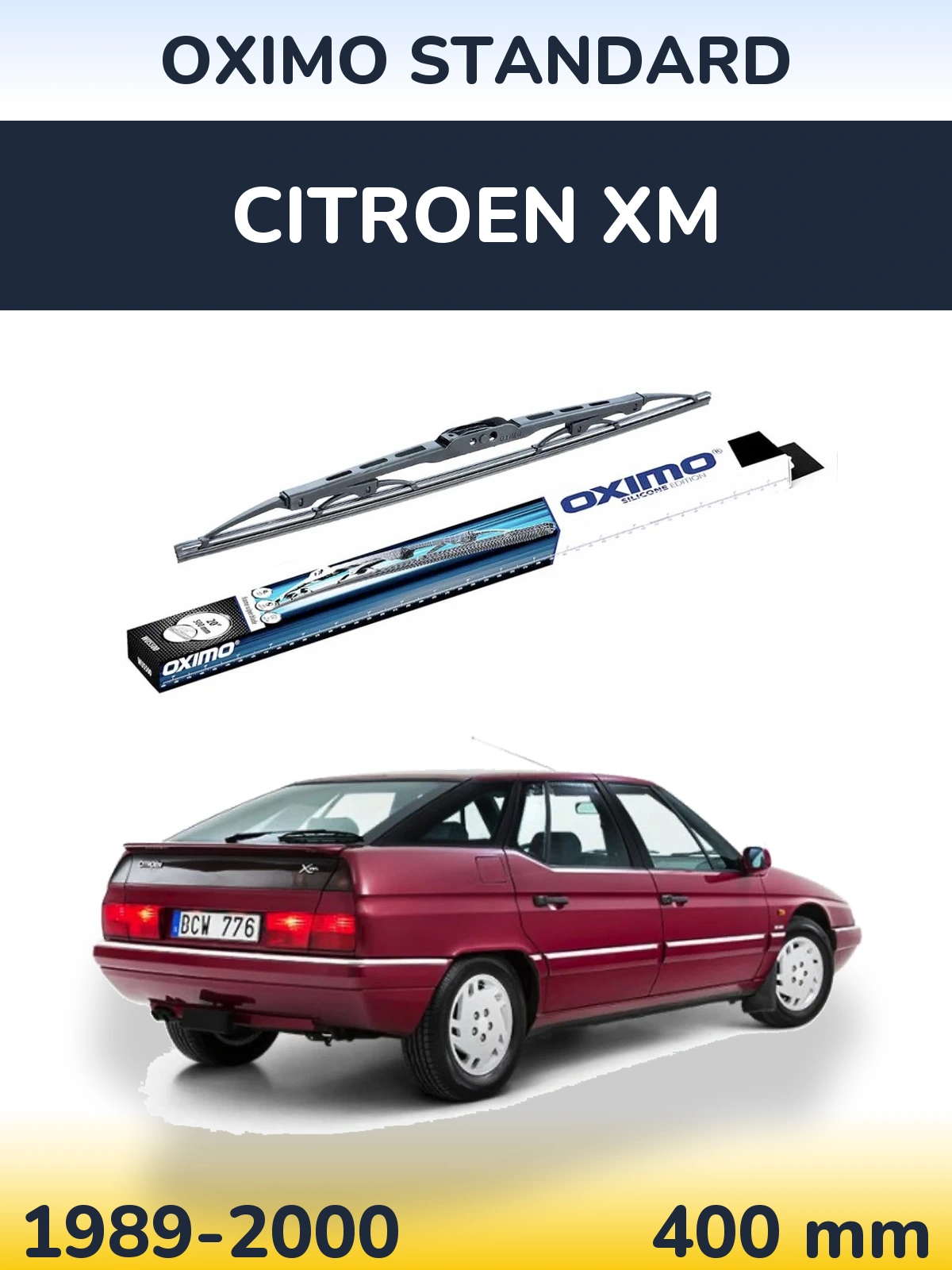 Задня щітка Oximo Standard 400 мм для Citroen XM 1989-2000