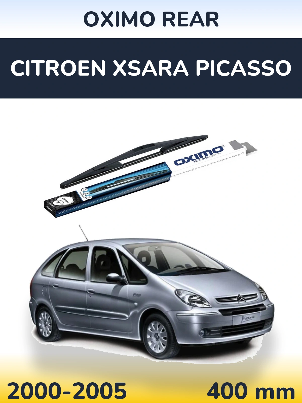 Задний дворник Oximo Rear 400 мм для Citroen Xsara Picasso 2000-2005