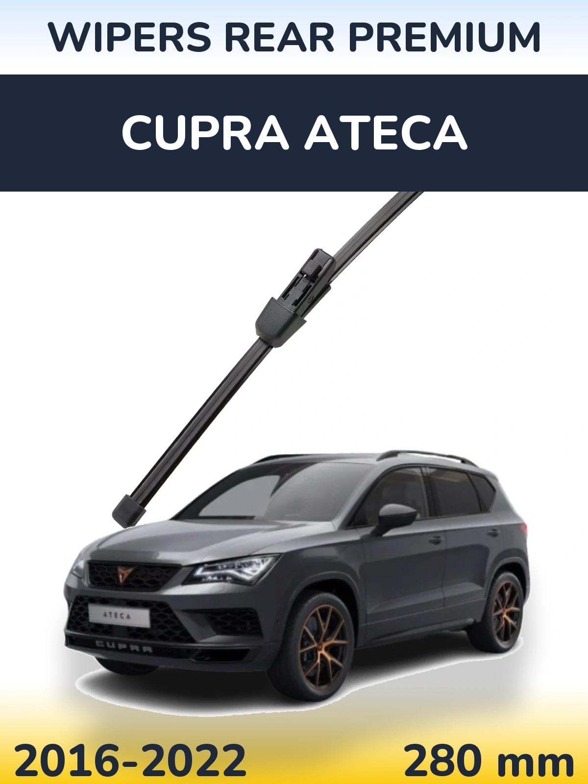 Задний дворник WIPERS REAR PREMIUM 280 мм для Cupra Ateca 2016-2022