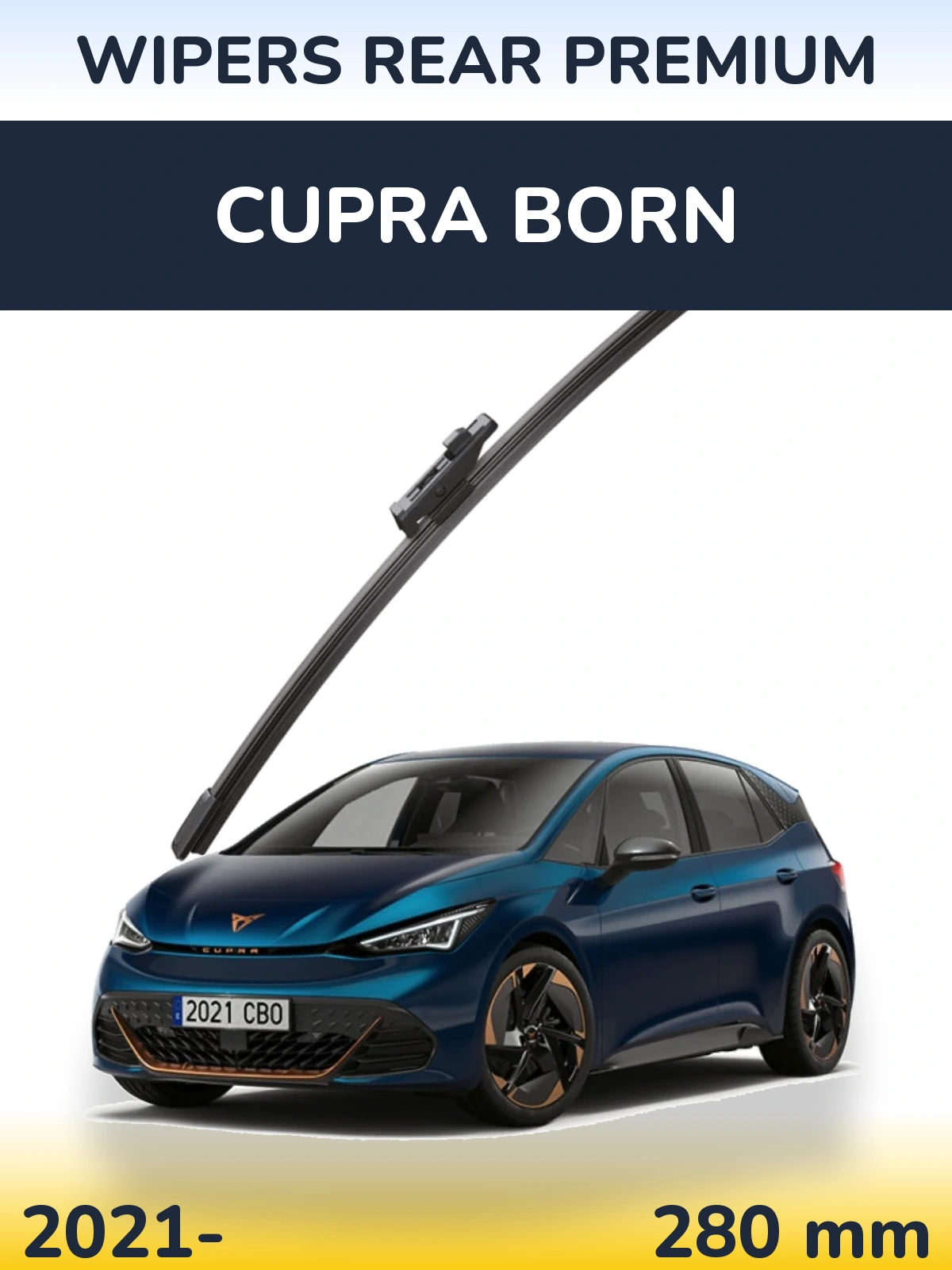 Задний дворник WIPERS REAR PREMIUM 280 мм для Cupra Born 2021-2026