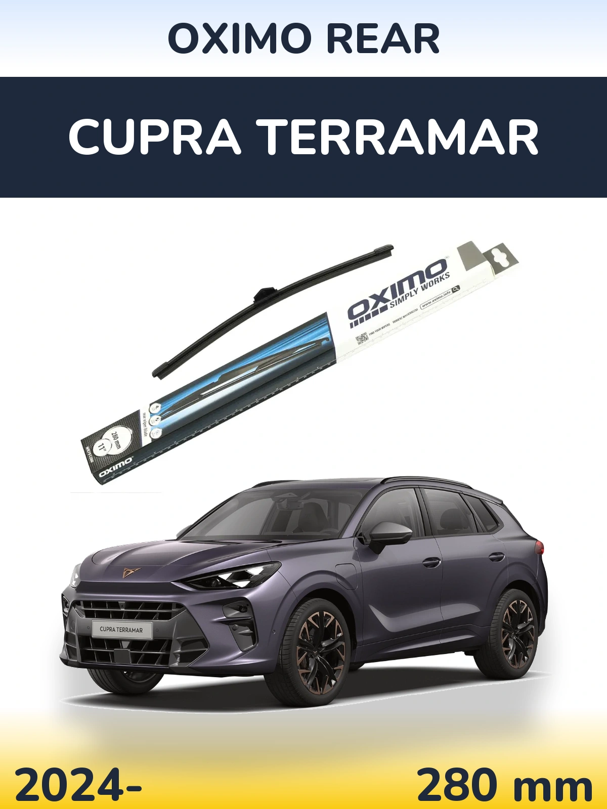 Задня щітка Oximo Rear 280 мм для Cupra Terramar 2024-2026