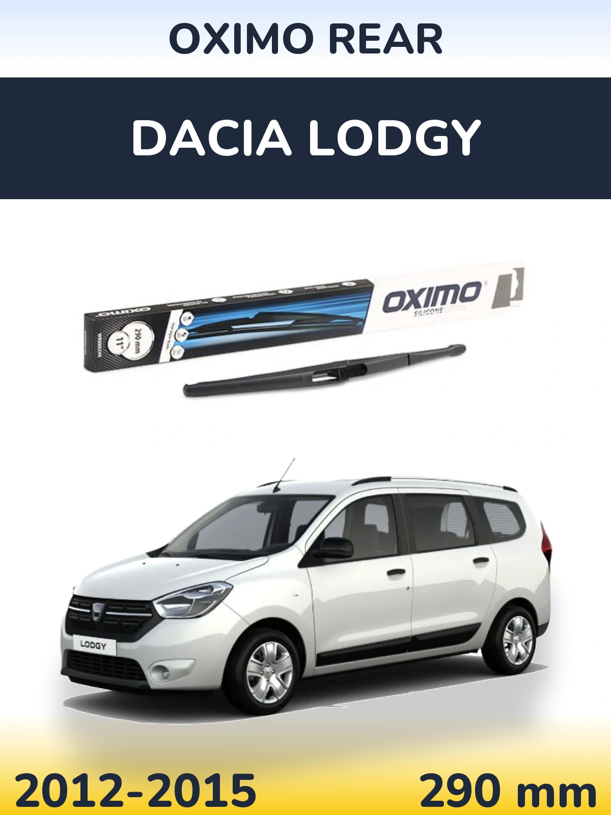 Задний дворник Oximo Rear 290 мм для Dacia Lodgy 2012-2015