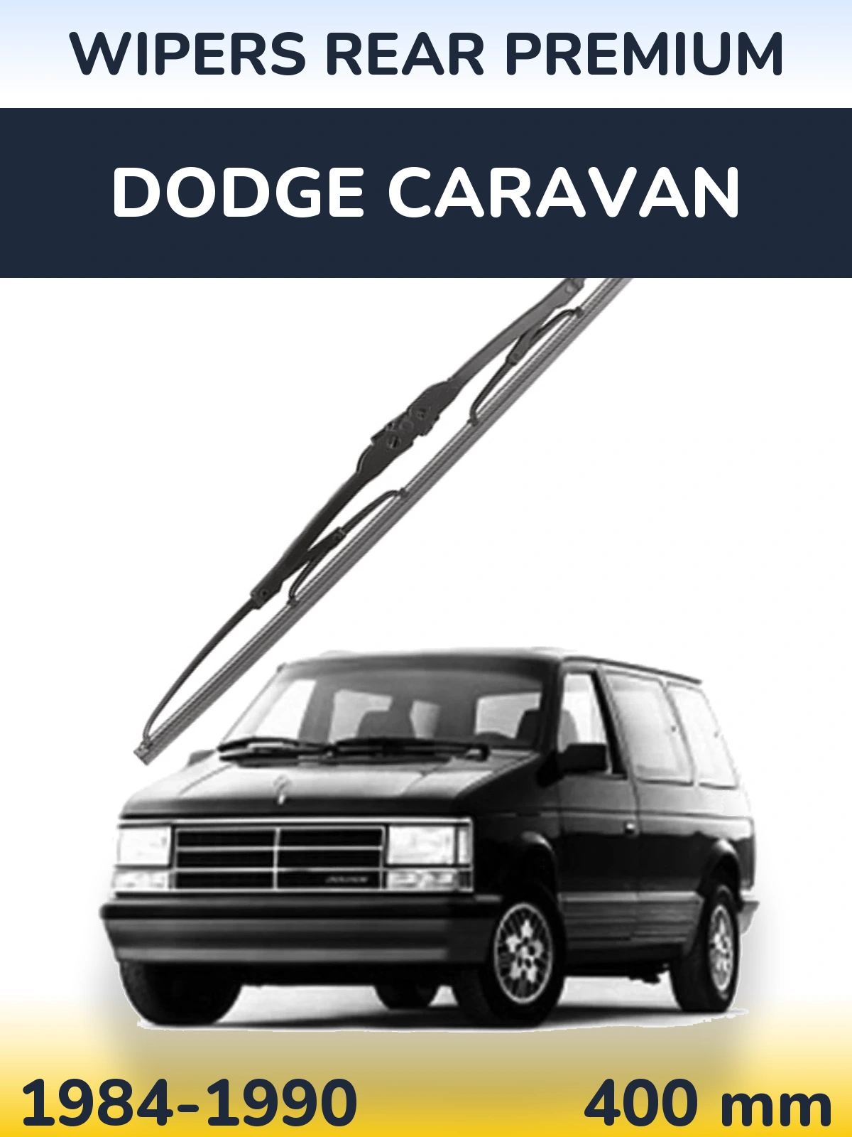 Задний дворник WIPERS REAR PREMIUM 400 мм для Dodge Caravan 1984-1990