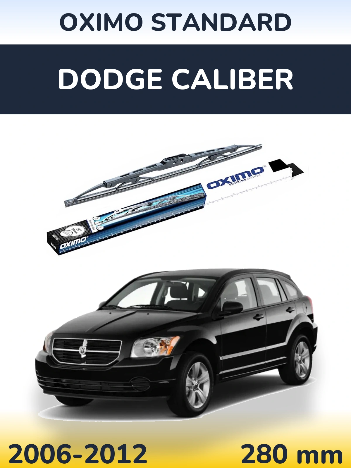 Rear wiper blade Oximo Standard 275 mm for Dodge Caliber 2006-2012