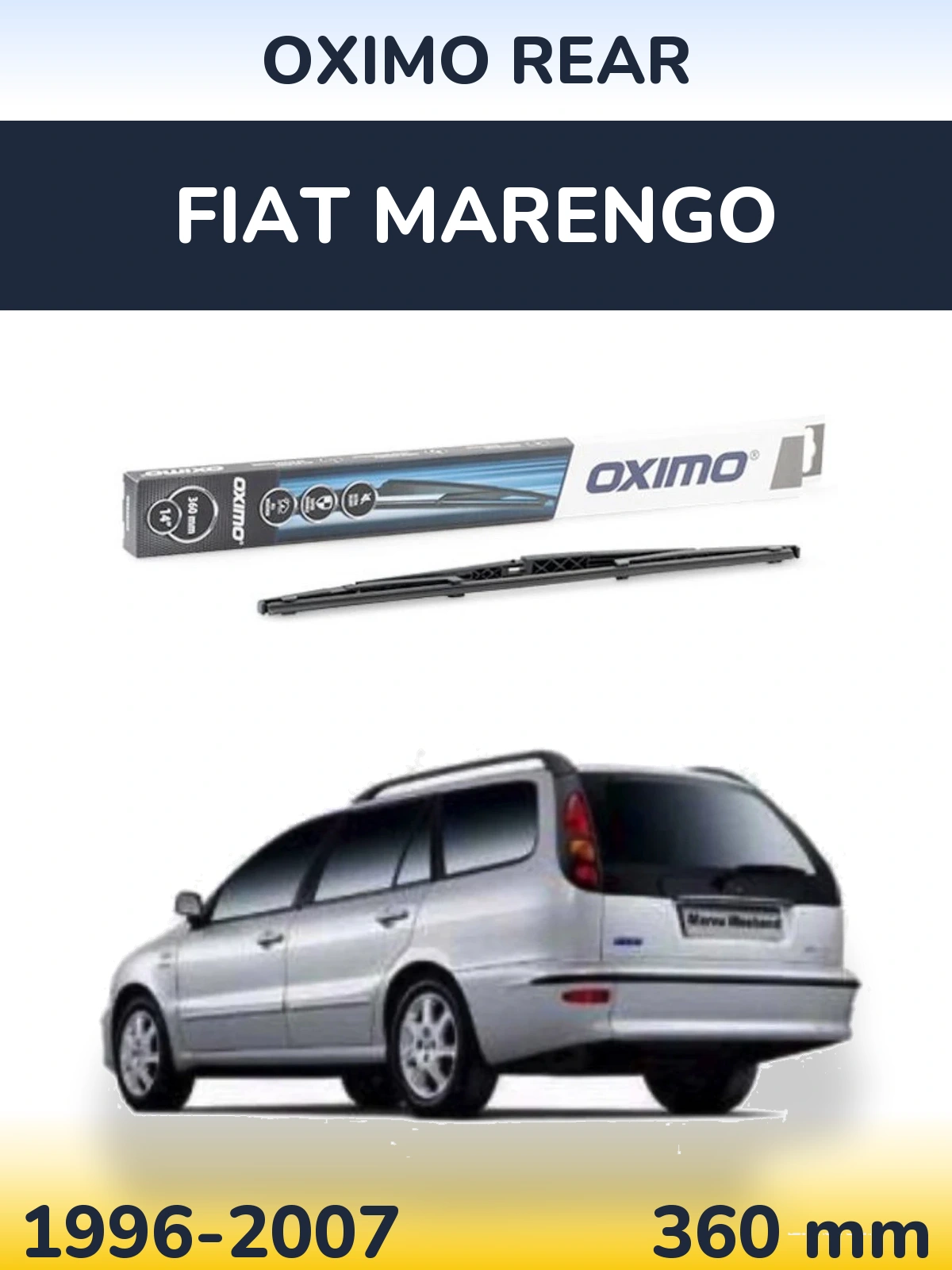 Задня щітка Oximo Rear 360 мм для Fiat Marengo 1996-2007