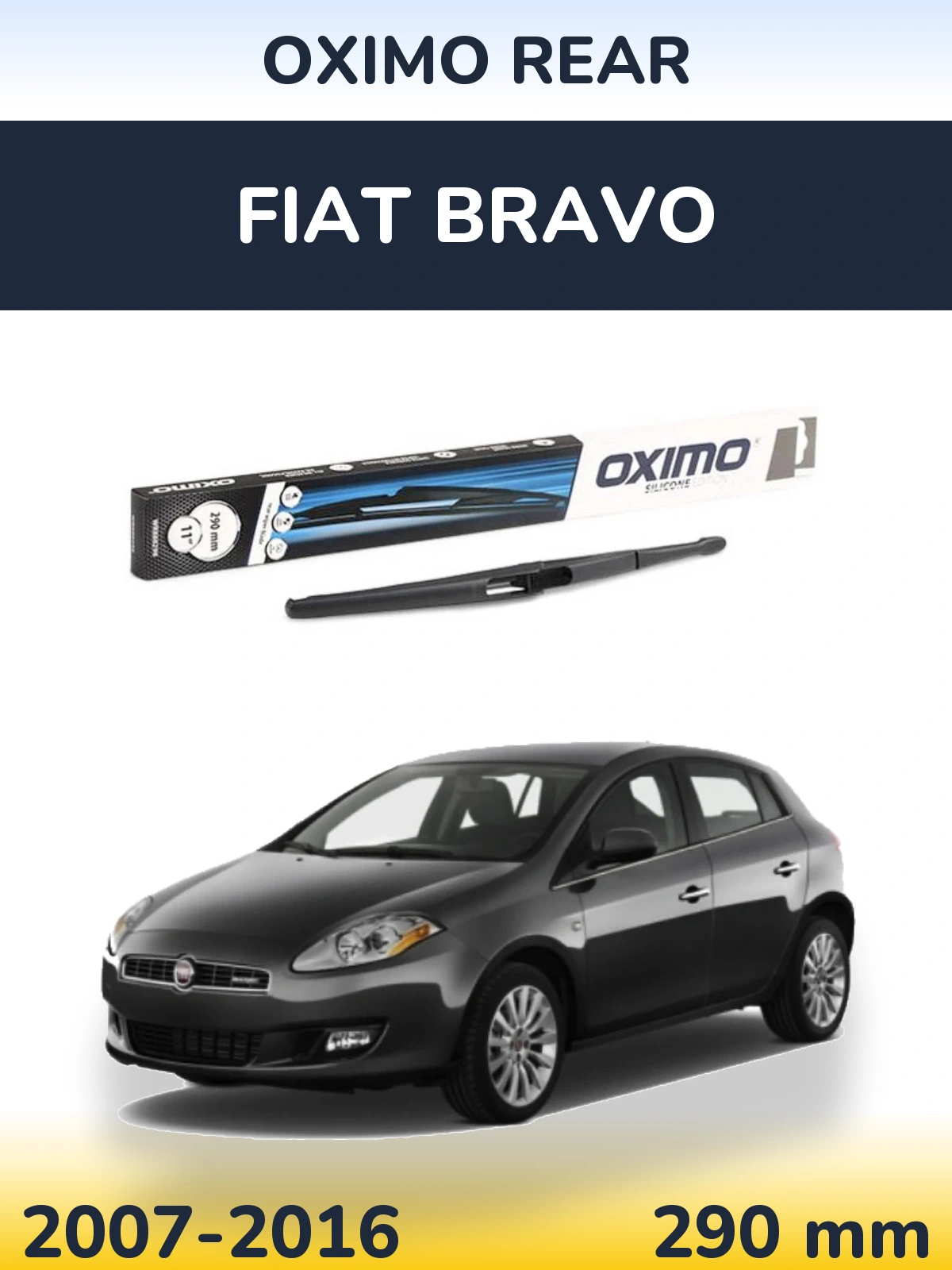 Rear wiper blade Oximo Rear 290 mm for Fiat Bravo 2007-2016