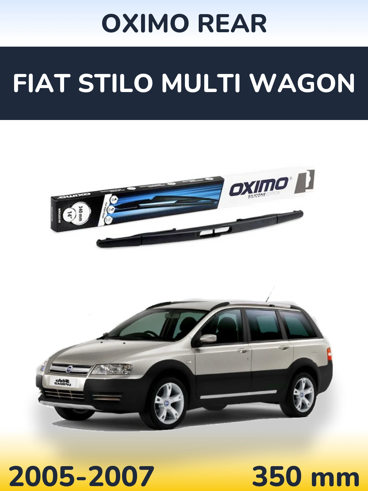 Задний дворник Oximo Rear 350 мм для Fiat Stilo Multi Wagon 2005-2007