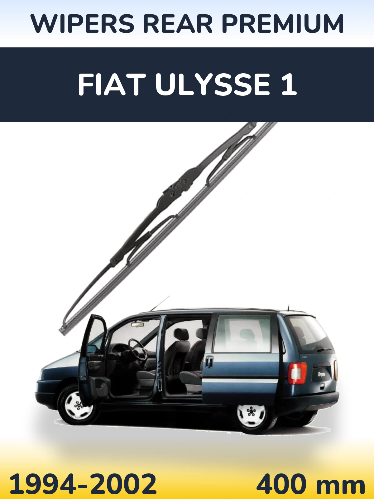 Задний дворник WIPERS REAR PREMIUM 400 мм для Fiat Ulysse 1 1994-2002