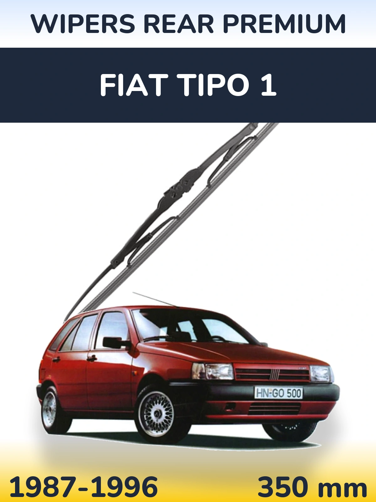 Rear wiper blade WIPERS REAR PREMIUM 350 mm for Fiat Tipo 1 1987-1996