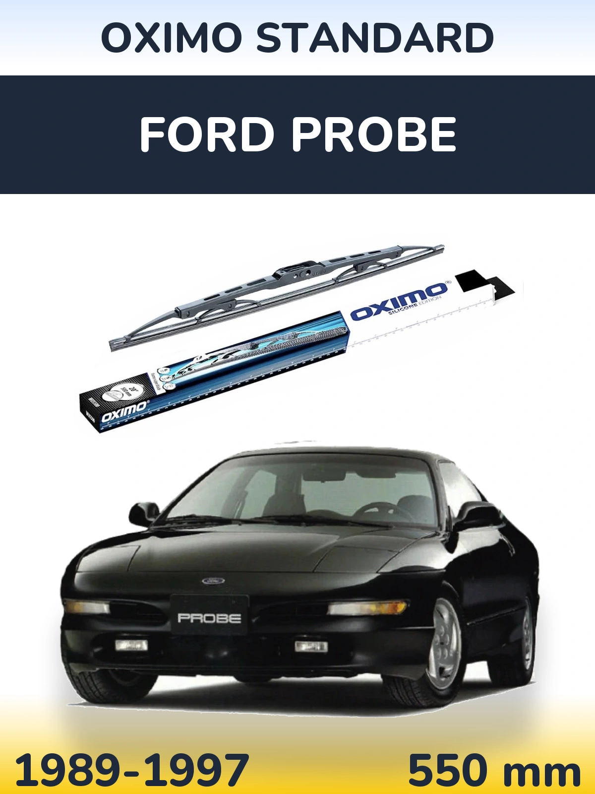 Rear wiper blade Oximo Standard 550 mm for Ford Probe 1989-1997