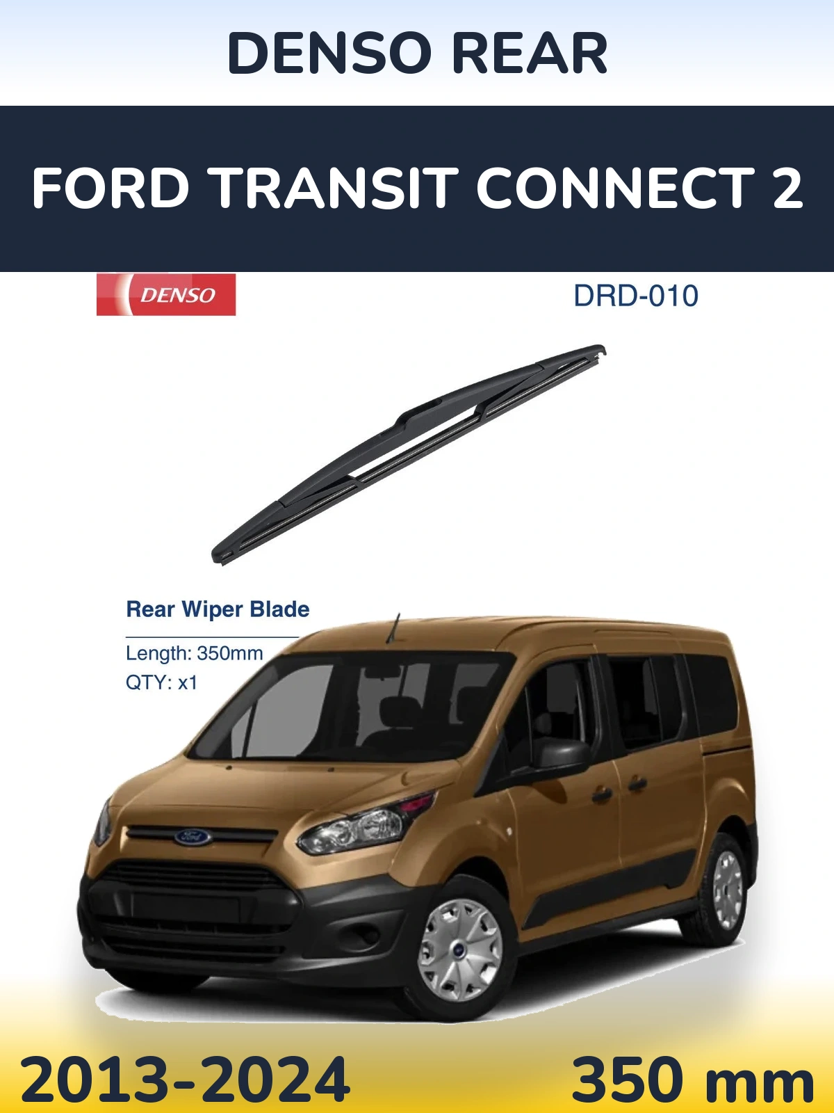 Задний дворник Denso Rear 350 мм для Ford Transit Connect 2 2013-2024