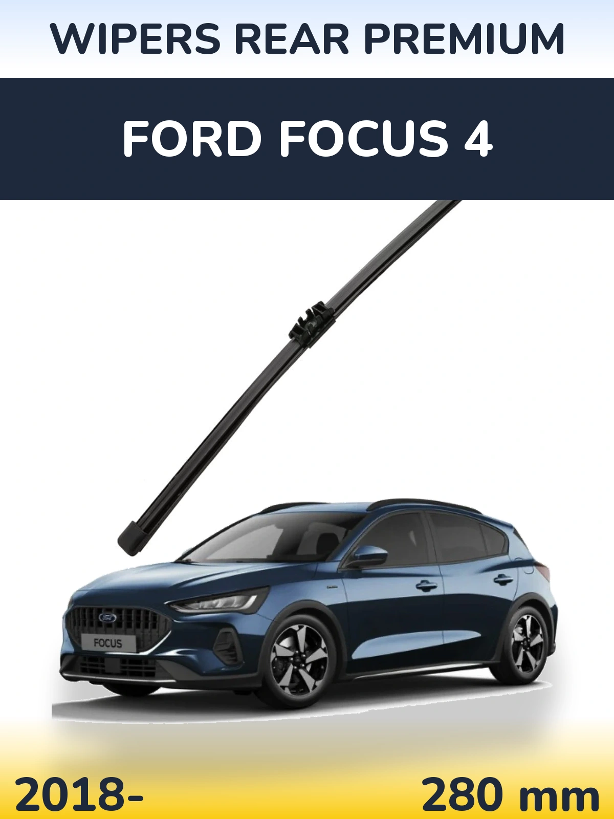 Rear wiper blade WIPERS REAR PREMIUM 280 mm for Ford Focus 4 2018-2026