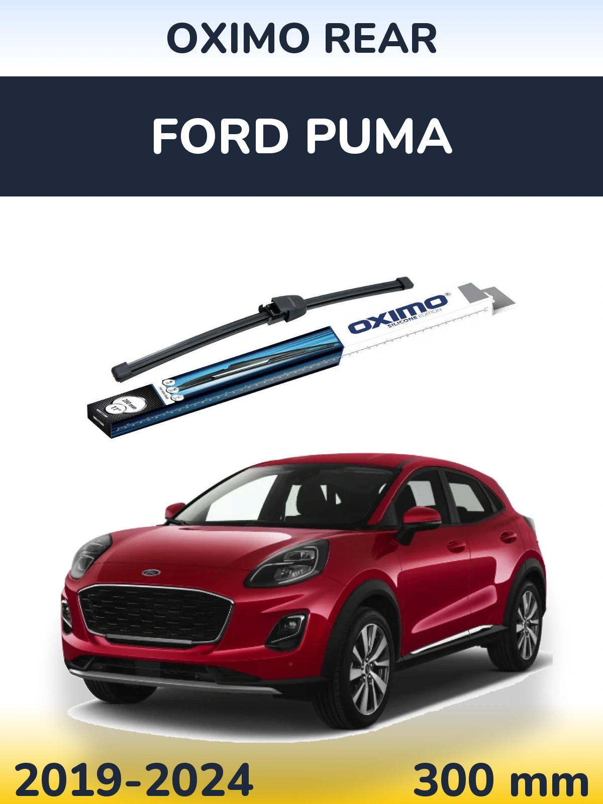 Rear wiper blade Oximo Rear 280 mm for Ford Puma 2019-2024