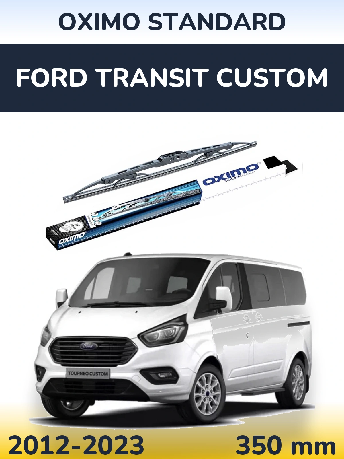 Rear wiper blade Oximo Standard 350 mm for Ford Transit Custom 2012-2023