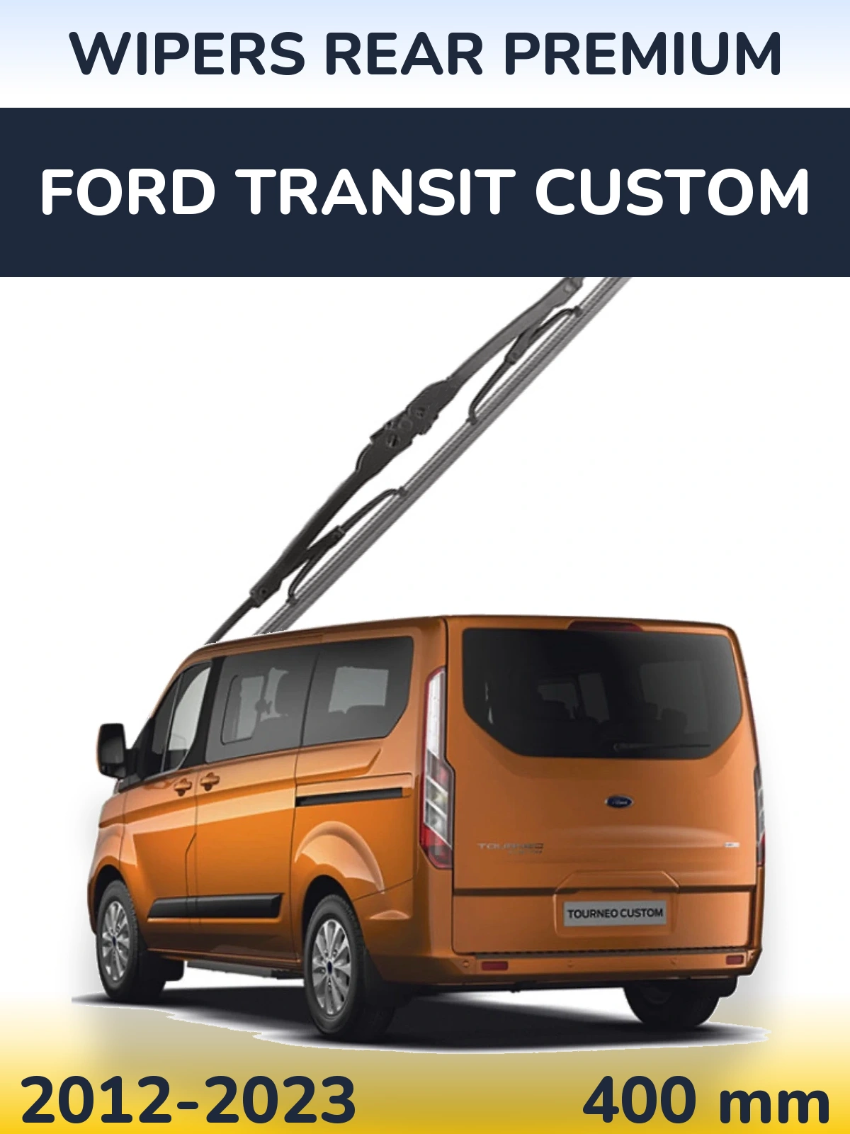 Rear wiper blade WIPERS REAR PREMIUM 400 mm for Ford Transit Custom 2012-2023