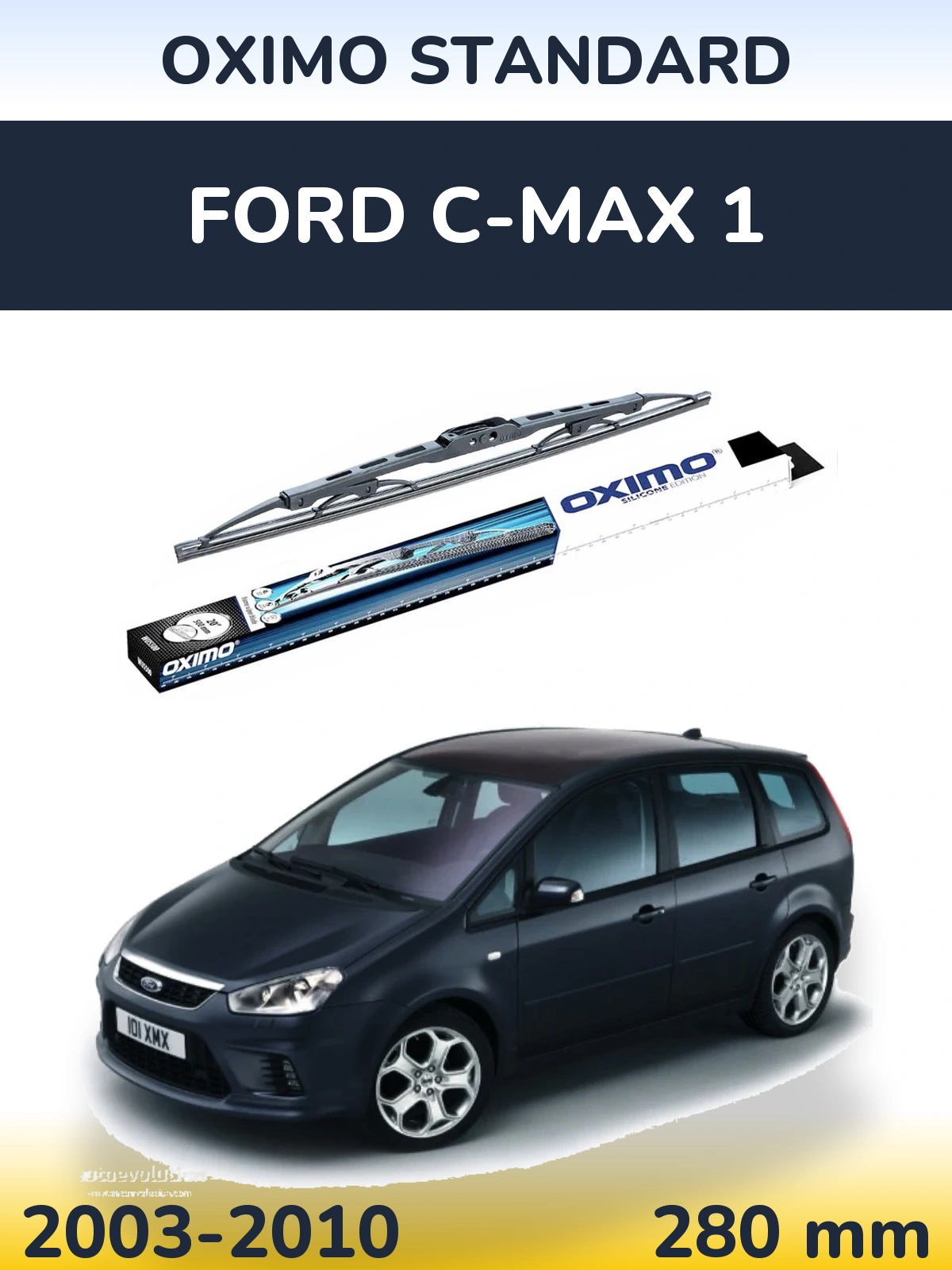 Задний дворник Oximo Standard 275 мм для Ford C-MAX 1 2003-2010