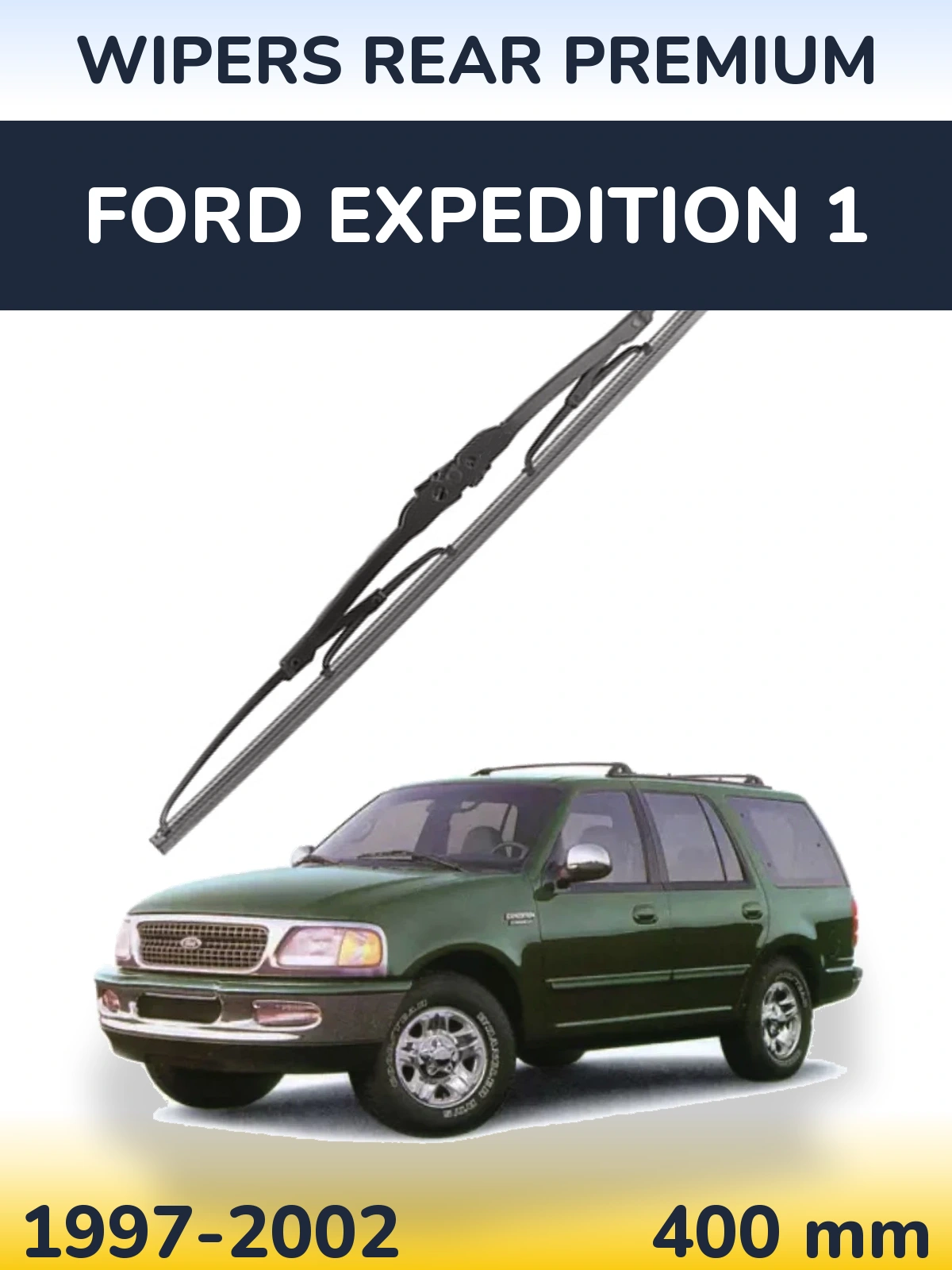 Rear wiper blade WIPERS REAR PREMIUM 400 mm for Ford Expedition 1 1997-2002