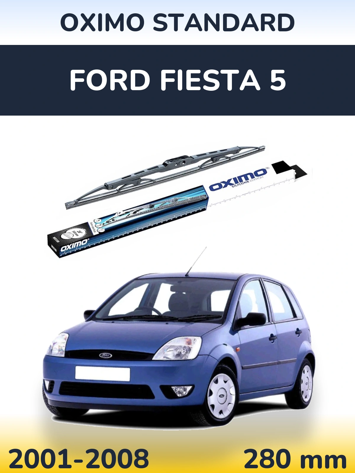 Rear wiper blade Oximo Standard 275 mm for Ford Fiesta 5 2001-2008