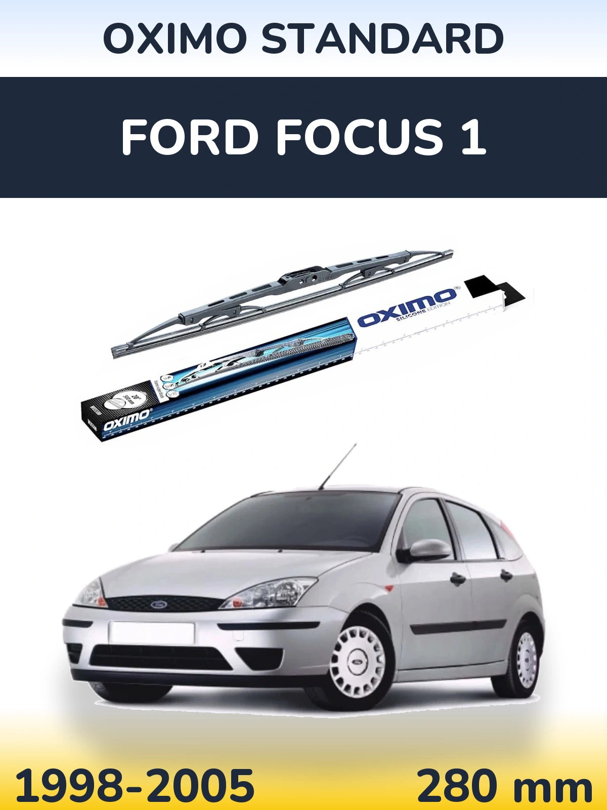 Rear wiper blade Oximo Standard 275 mm for Ford Focus 1 1998-2005