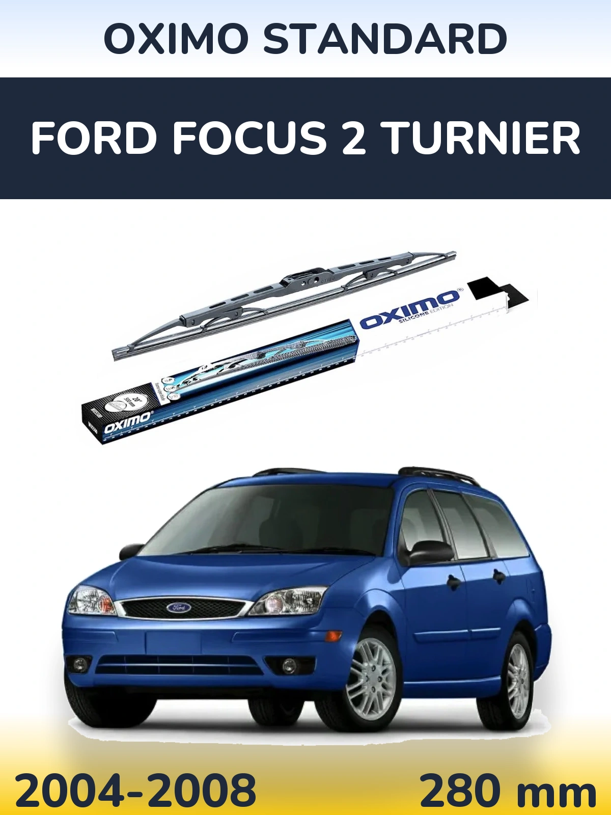 Rear wiper blade Oximo Standard 275 mm for Ford Focus 2 Turnier 2004-2008