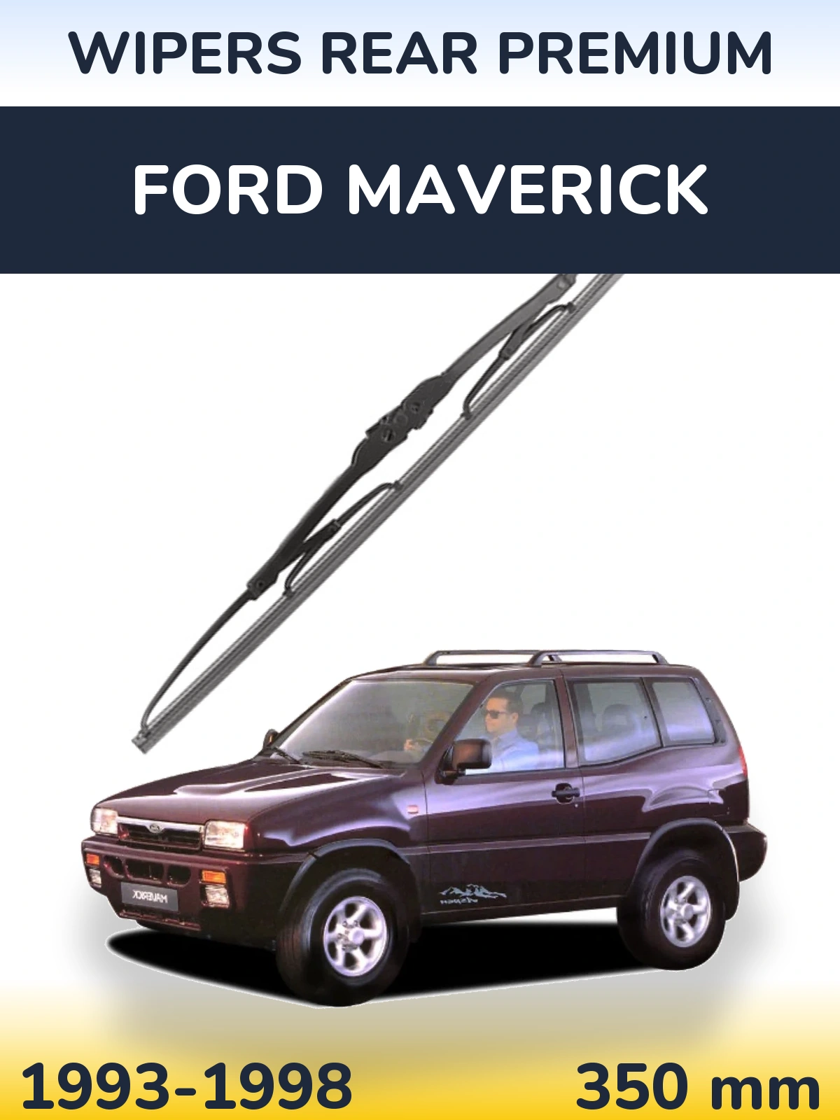 Rear wiper blade WIPERS REAR PREMIUM 350 mm for Ford Maverick 1993-1998