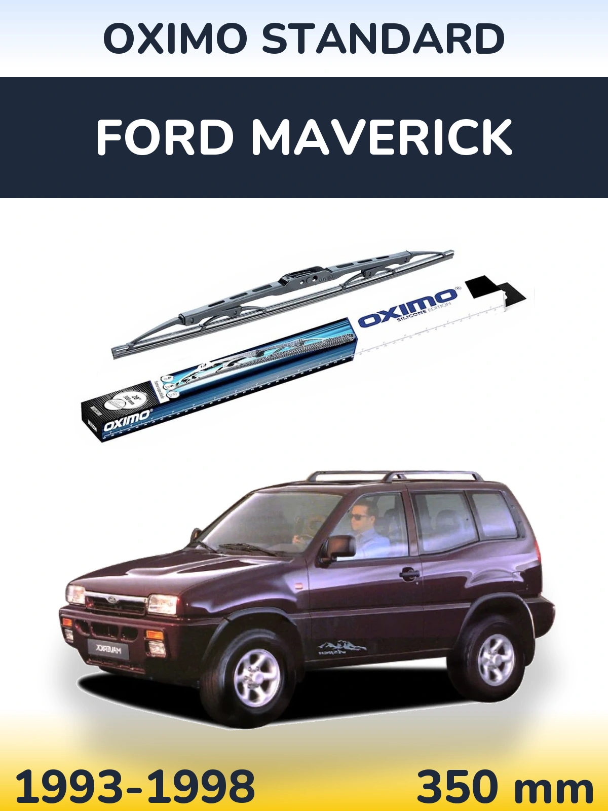 Rear wiper blade Oximo Standard 350 mm for Ford Maverick 1993-1998