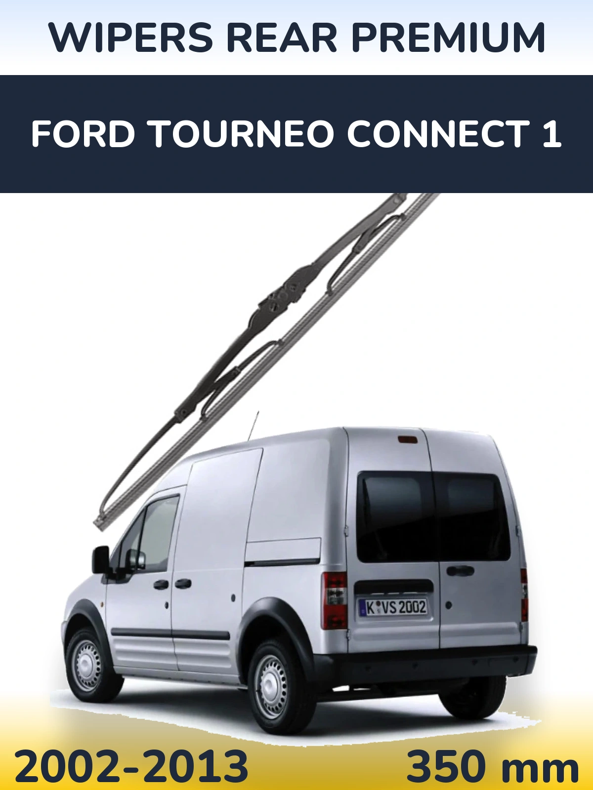 Rear wiper blade WIPERS REAR PREMIUM 350 mm for Ford Tourneo Connect 1 2002-2013