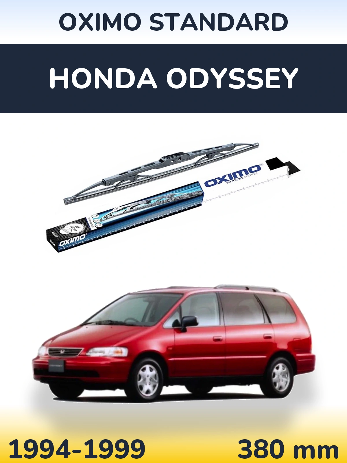 Rear wiper blade Oximo Standard 375 mm for Honda Odyssey 1994-1999