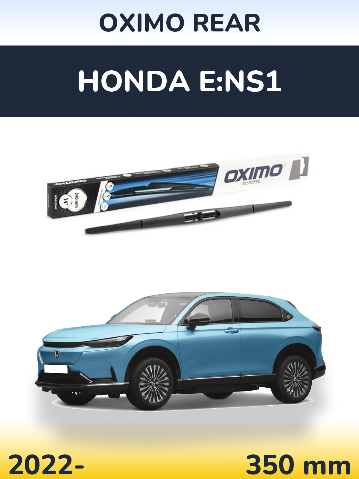 Rear wiper blade Oximo Rear 350 mm for Honda e:NS1 2022-2026