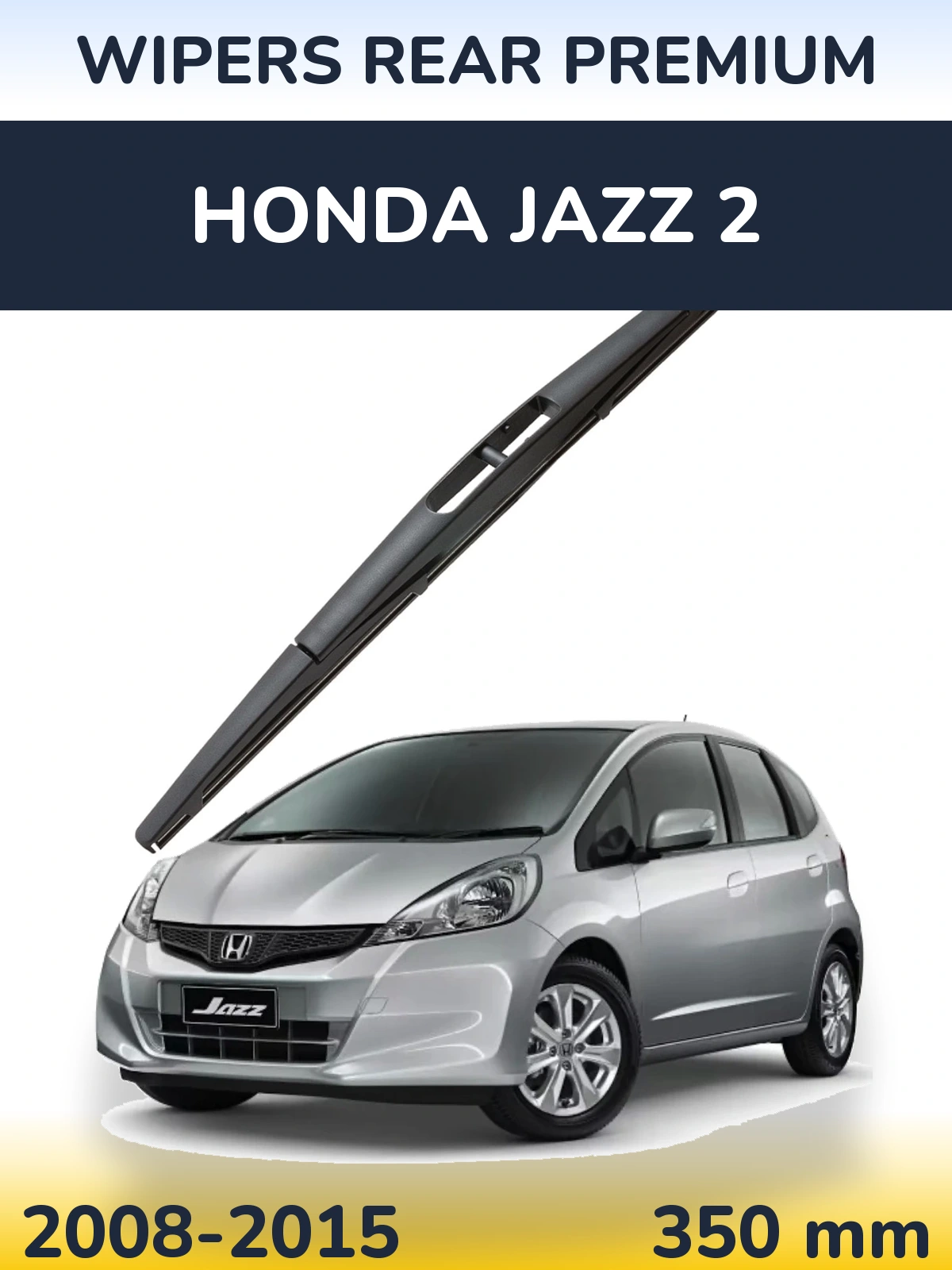 Rear wiper blade WIPERS REAR PREMIUM 350 mm for Honda Jazz 2 2008-2015