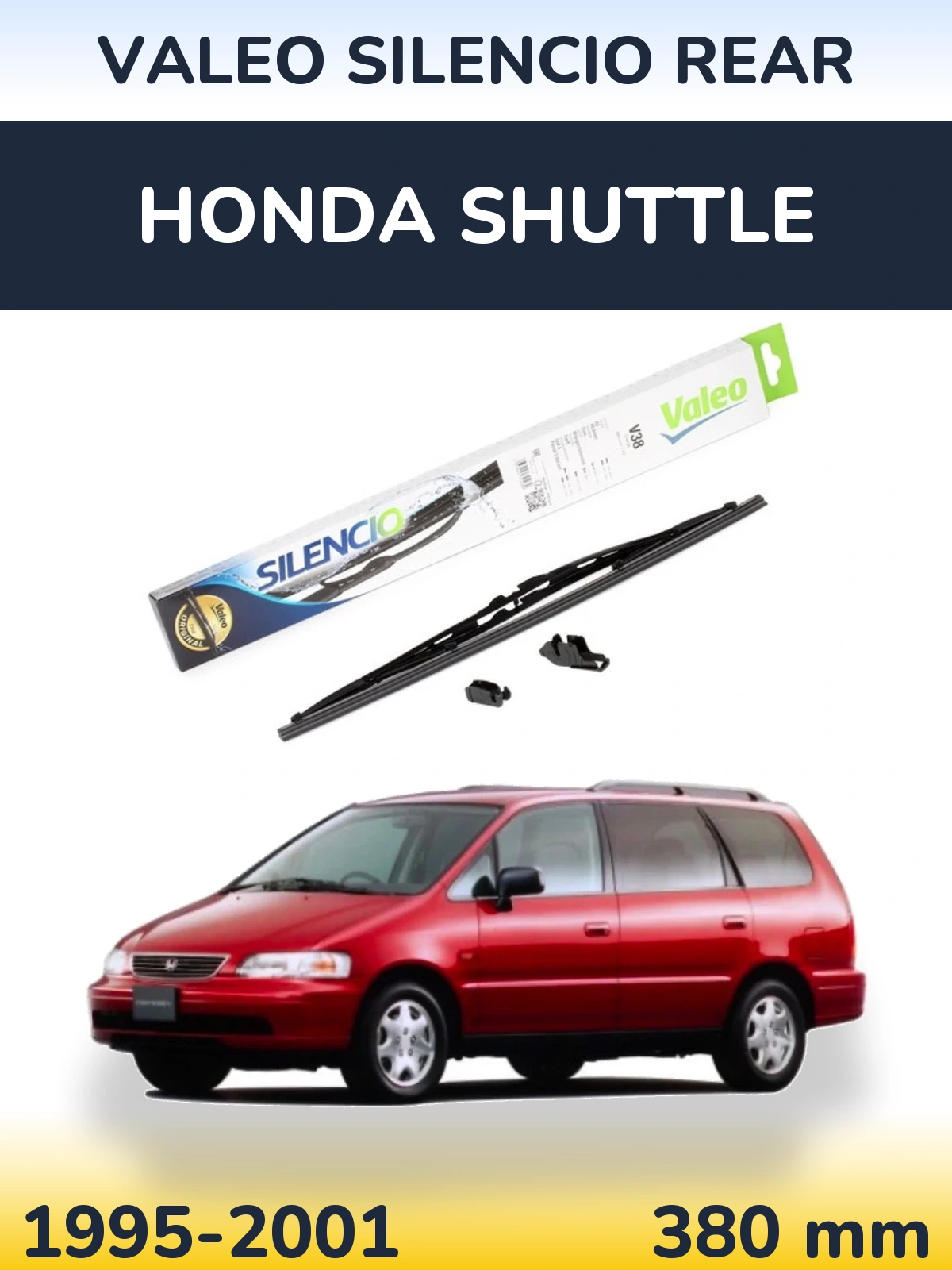 Задний дворник Valeo Silencio Rear 380 мм для Honda Shuttle 1995-2001
